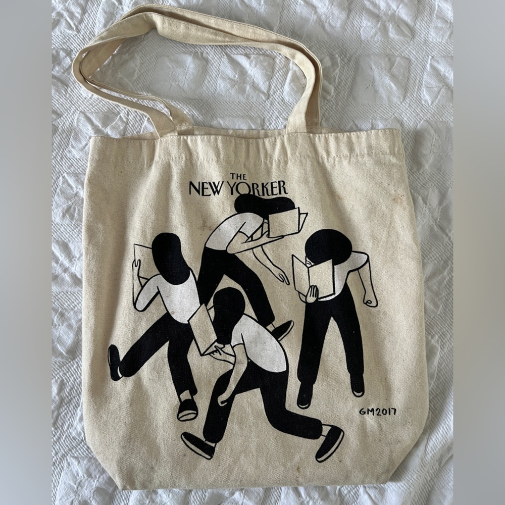 Geoff McFetridge The New Yorker tote (the original; one-sided)